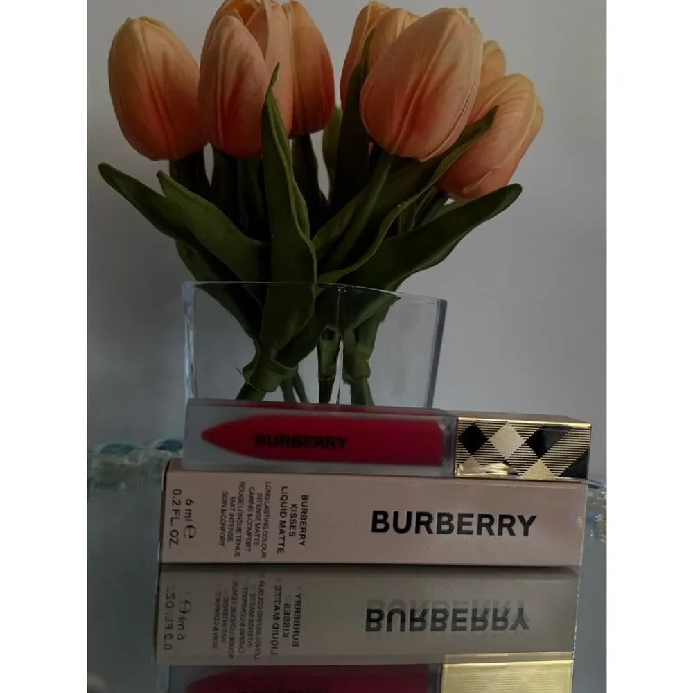 Burberry Kisses Liquid Matte Lipstick – Shade 106 “The Red” True Luxury Red